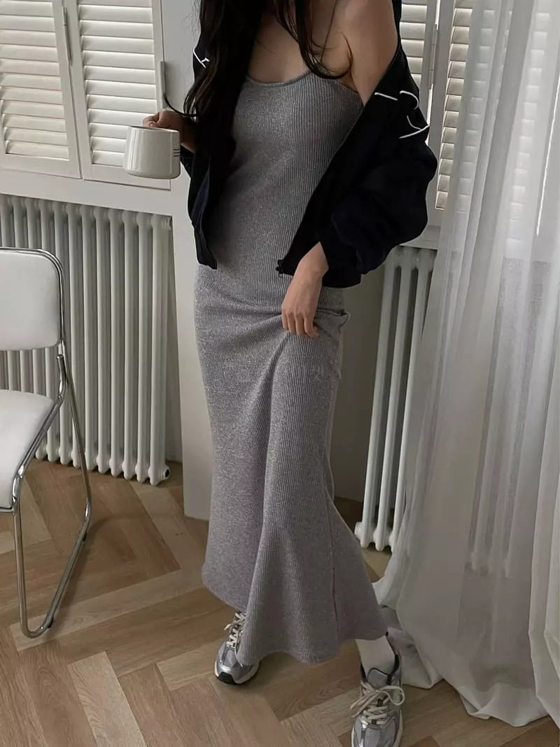 Chapter - Korean Women Fashion - #momslook - Knit Rib One-piece