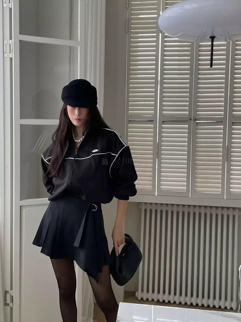 Chapter - Korean Women Fashion - #momslook - Track Zipper Jacket - 2