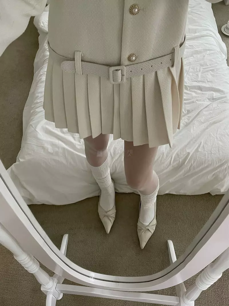 Chapter - Korean Women Fashion - #momslook - Twid Pleats One-piece - 2