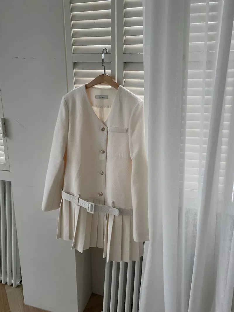 Chapter - Korean Women Fashion - #pursuepretty - Twid Pleats One-piece - 7