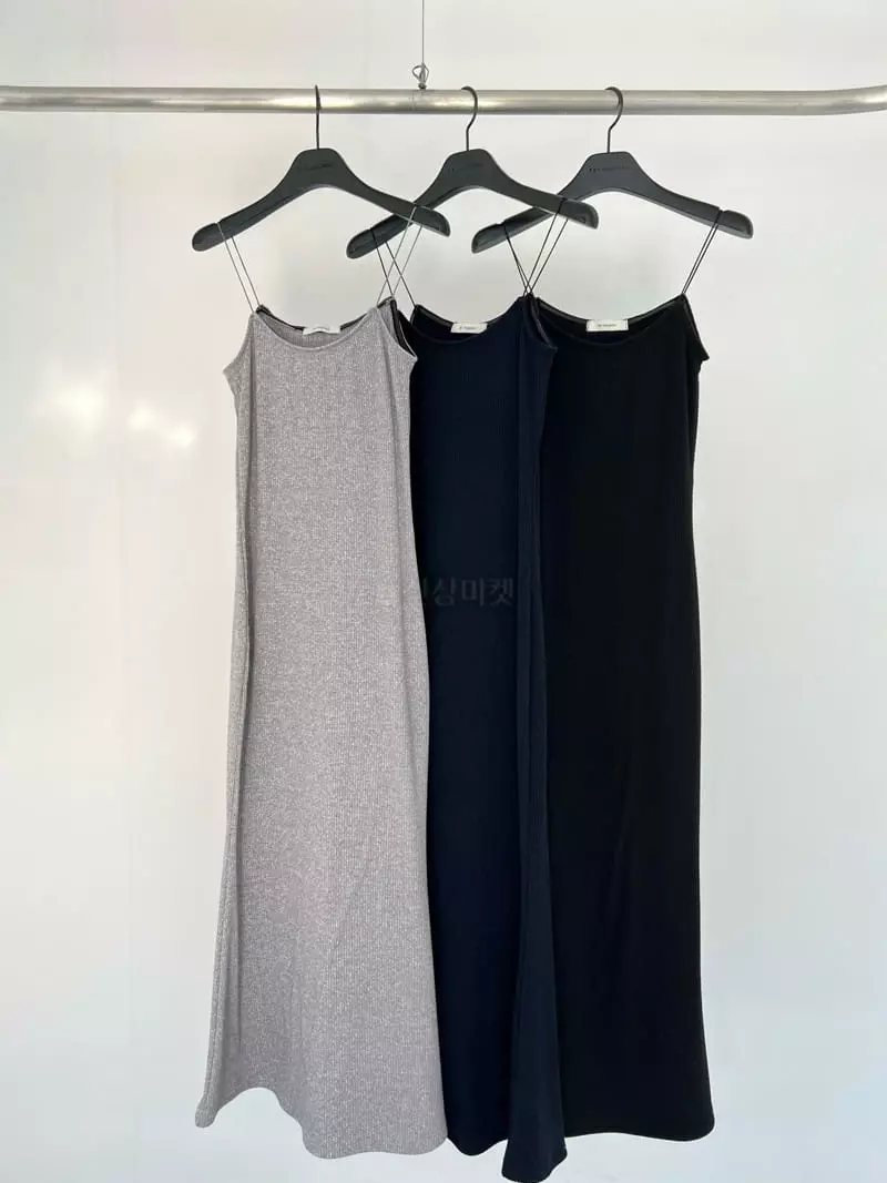 Chapter - Korean Women Fashion - #restrostyle - Knit Rib One-piece - 10