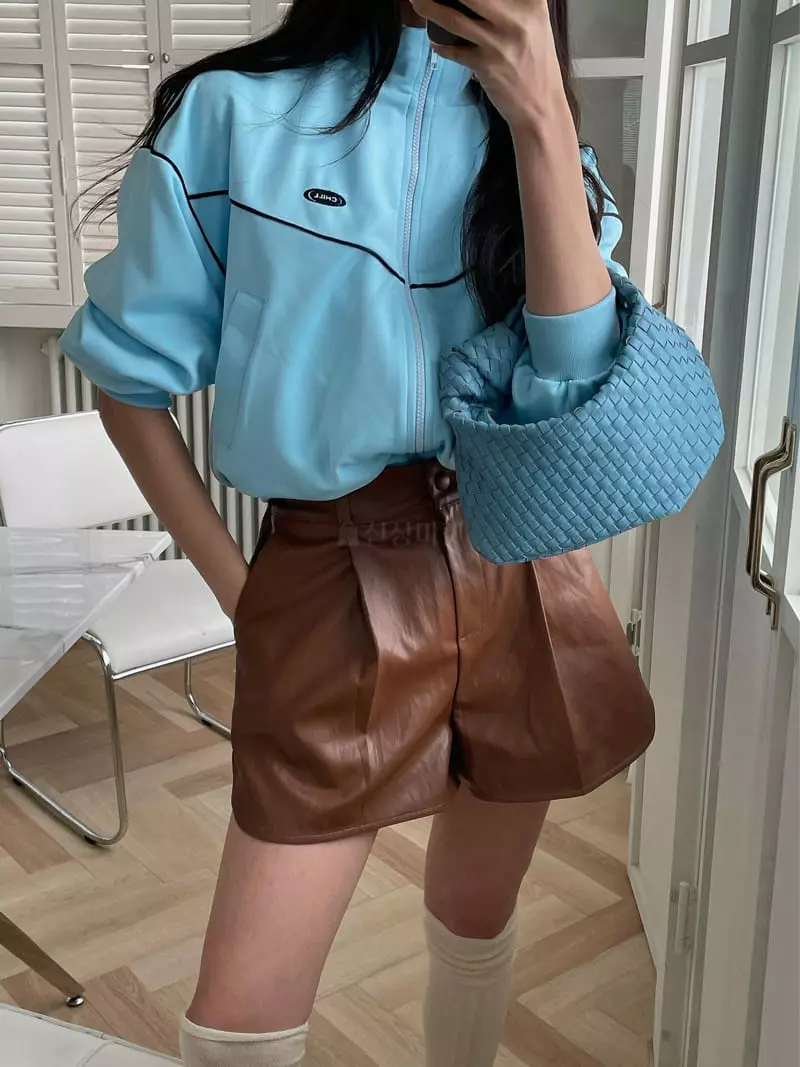 Chapter - Korean Women Fashion - #restrostyle - Track Zipper Jacket - 9