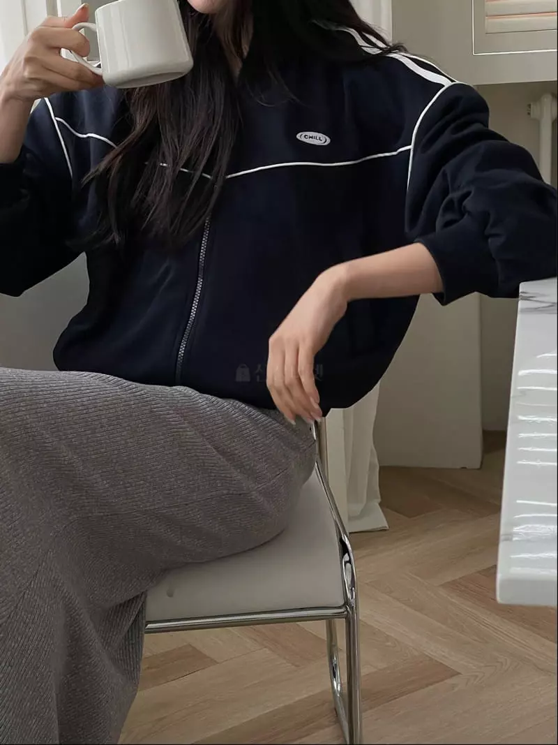 Chapter - Korean Women Fashion - #romanticstyle - Track Zipper Jacket - 10