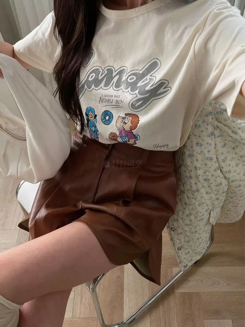 Chapter - Korean Women Fashion - #romanticstyle - Candy Crack Tee - 6