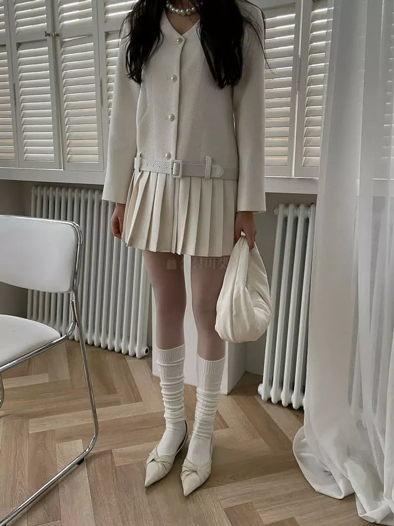 Chapter - Korean Women Fashion - #vintageinspired - Twid Pleats One-piece - 5