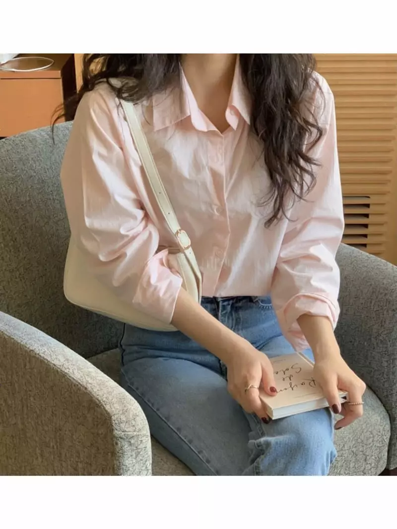 Chemi - Korean Women Fashion - #momslook - Chemi Shirt - 3