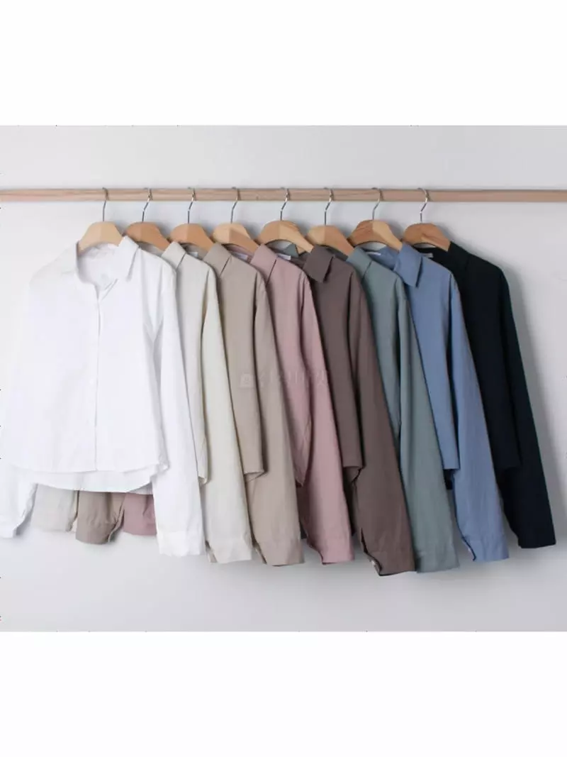 Chemi - Korean Women Fashion - #womensfashion - Hana Crop Shirt - 4