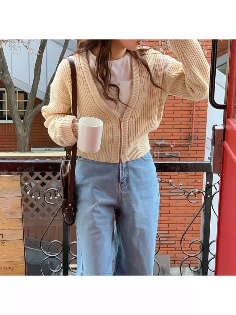 Chemi - Korean Women Fashion - #momslook - Bijou Cardigan - 6