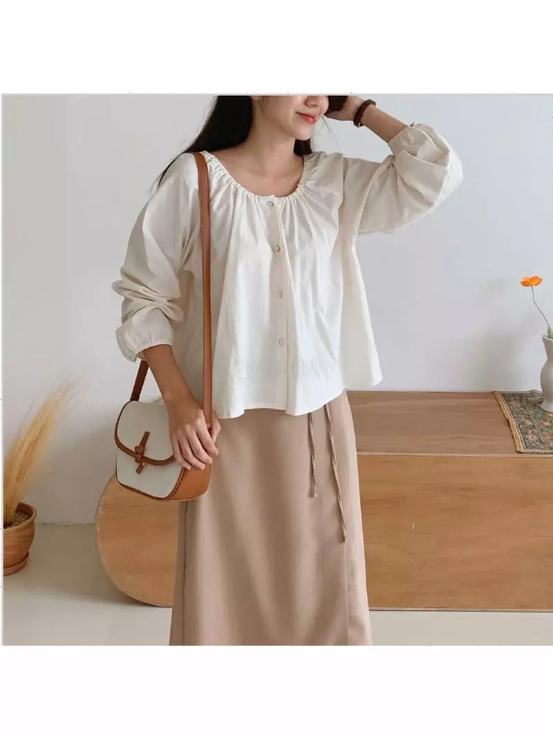 Chemi - Korean Women Fashion - #pursuepretty - Isle Blouse