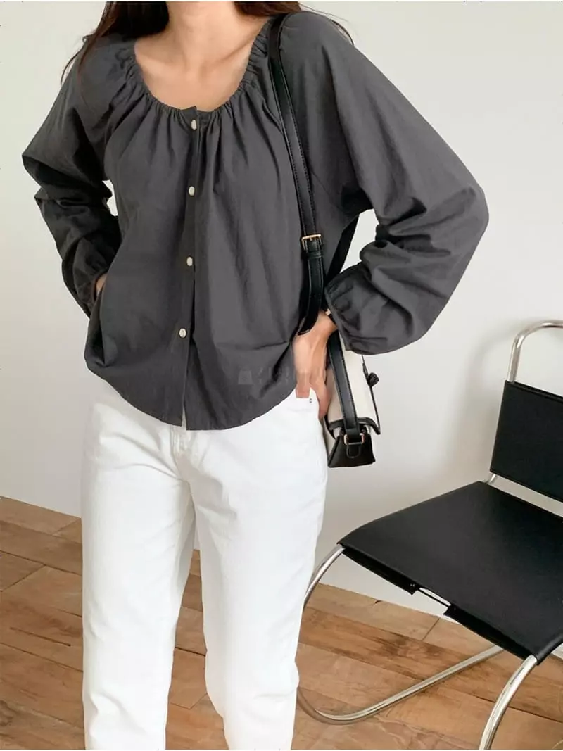 Chemi - Korean Women Fashion - #thatsdarling - Isle Blouse - 5