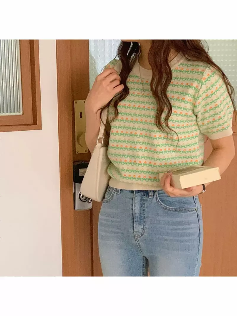 Chemi - Korean Women Fashion - #thelittlethings - Jenny Knit Tee - 7