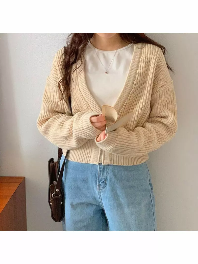 Chemi - Korean Women Fashion - #thelittlethings - Bijou Cardigan - 3