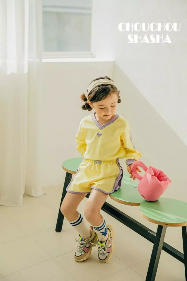 Chouchou Shasha - Korean Children Fashion - #fashionkids - Harnie V Neck Tee - 5
