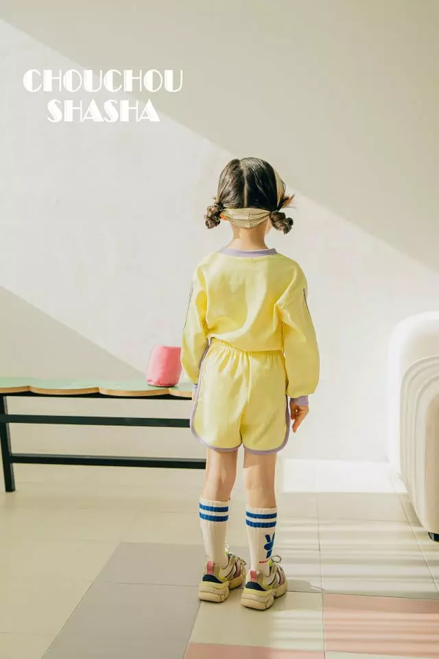 Chouchou Shasha - Korean Children Fashion - #kidsstore - Harnie V Neck Tee - 7