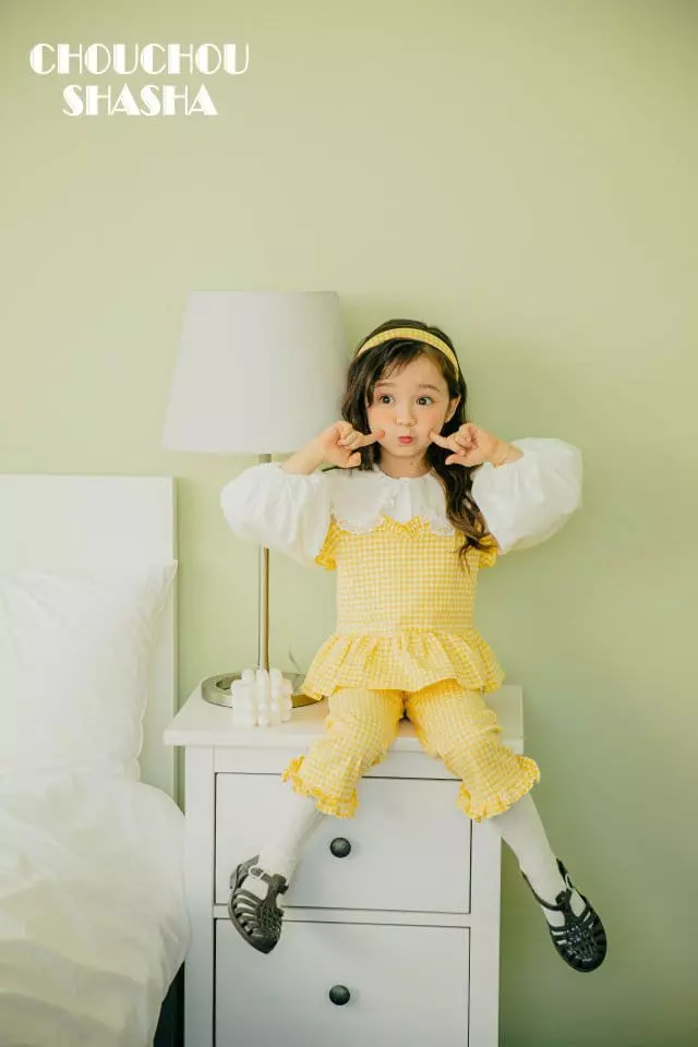 Chouchou Shasha - Korean Children Fashion - #minifashionista - Some Top Bottom Set - 11