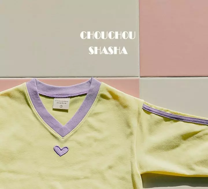 Chouchou Shasha - Korean Children Fashion - #minifashionista - Harnie V Neck Tee - 12