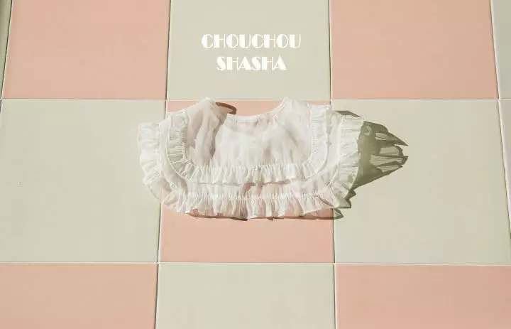 Chouchou Shasha - Korean Children Fashion - #stylishchildhood - Ruffle Collar