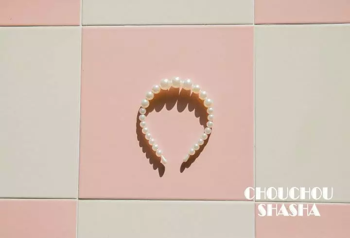 Chouchou Shasha - Korean Children Fashion - #todddlerfashion - Pearl Hairband