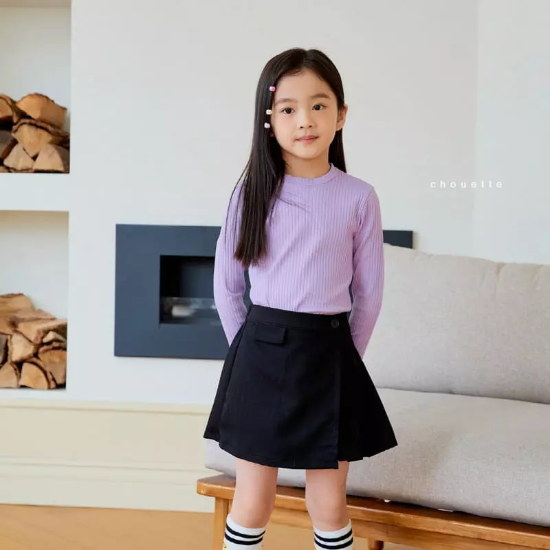 Chouette - Korean Children Fashion - #childofig - Modal Rib Tee - 5