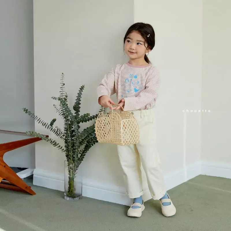 Chouette - Korean Children Fashion - #designkidswear - Vanila Cotton Span Pants - 6