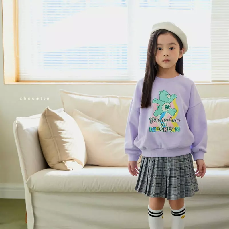Chouette - Korean Children Fashion - #designkidswear - Check Wrinkle Skirt - 12