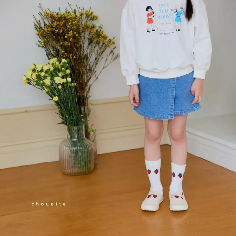 Chouette - Korean Children Fashion - #discoveringself - Denim Wrap Curot Pants - 4