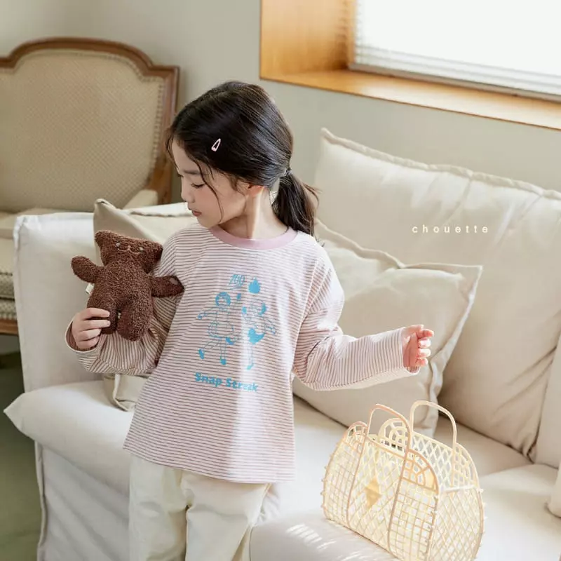 Chouette - Korean Children Fashion - #kidsshorts - Snap Dance Tee - 8