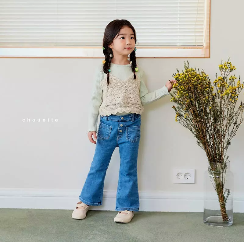 Chouette - Korean Children Fashion - #prettylittlegirls - Bustier Vest S~M - 12