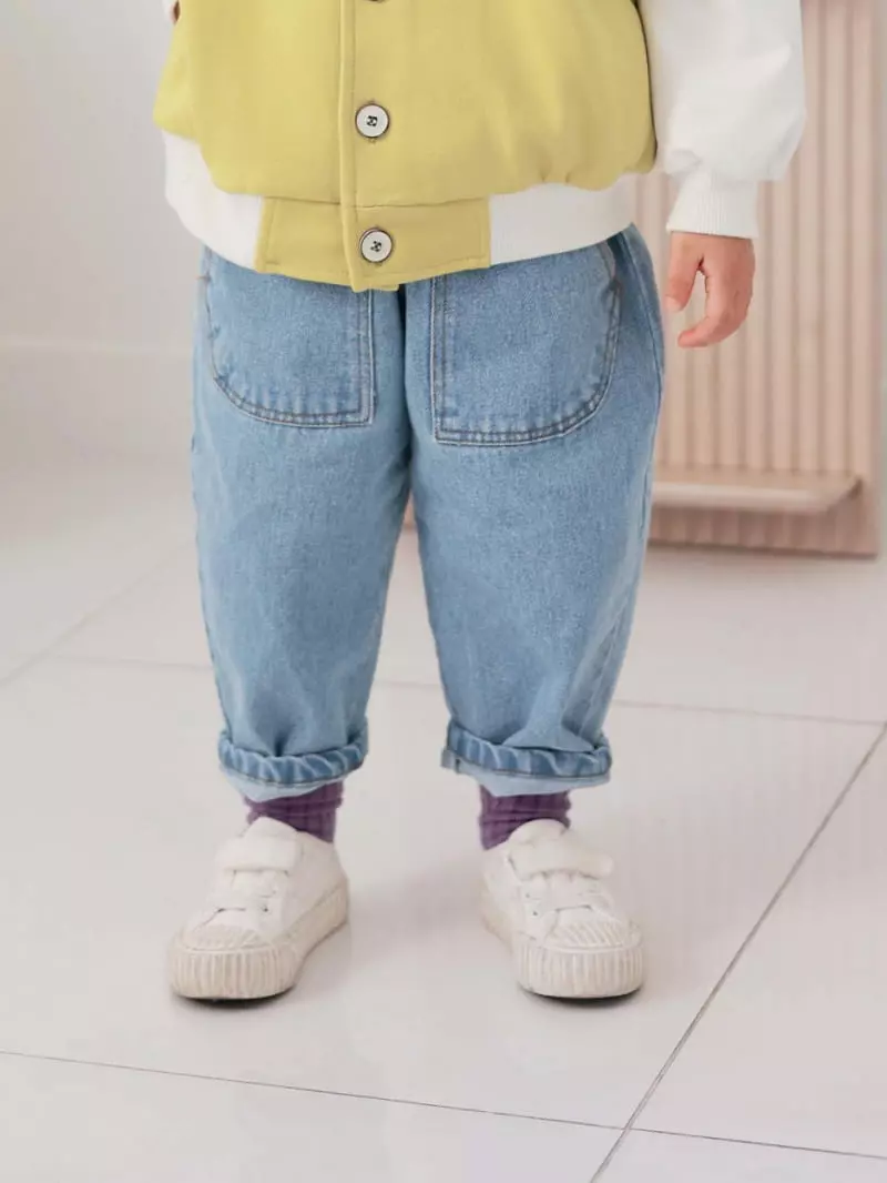 Cohen - Korean Children Fashion - #kidsstore - Pocket Jeans - 11
