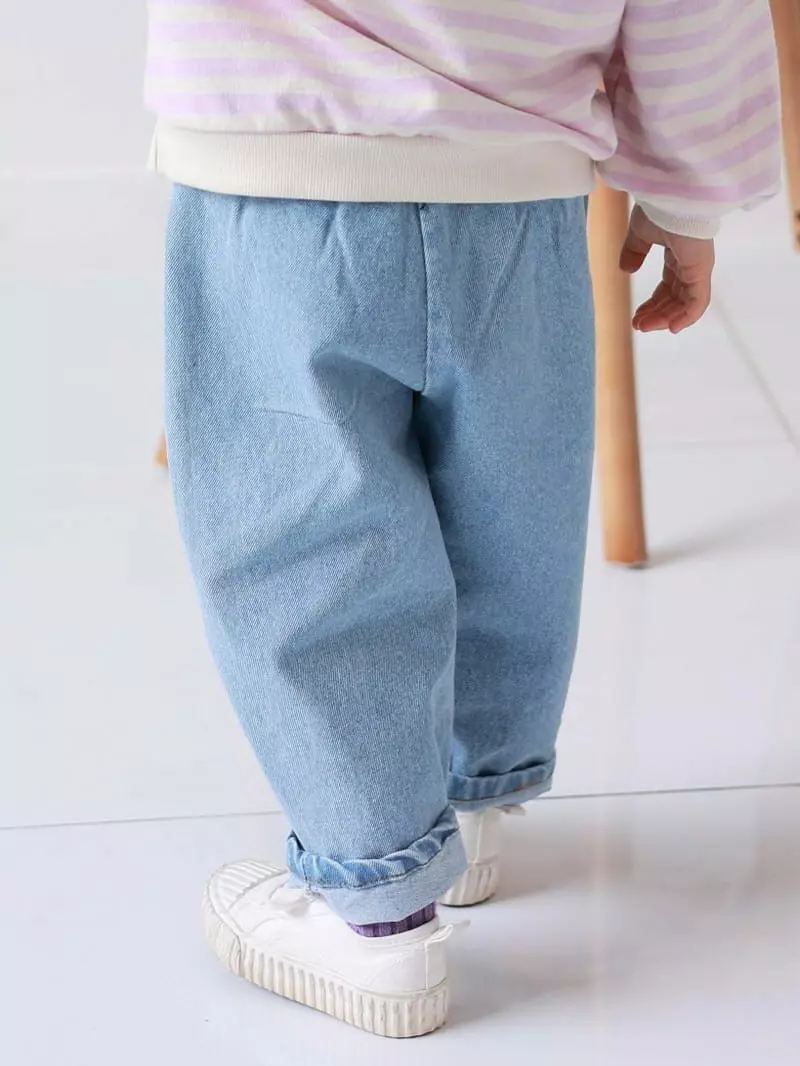 Cohen - Korean Children Fashion - #minifashionista - Pocket Jeans - 2