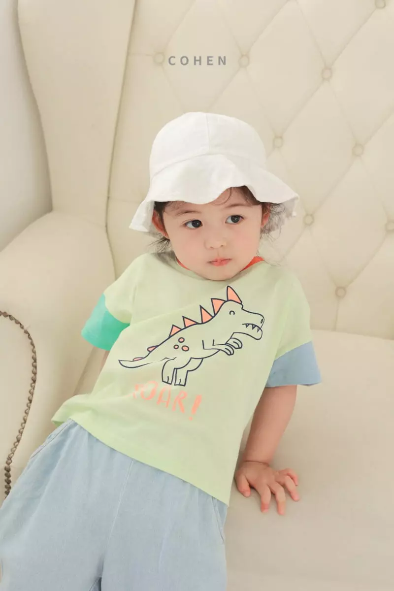 Cohen - Korean Children Fashion - #prettylittlegirls - Dino Tee - 3