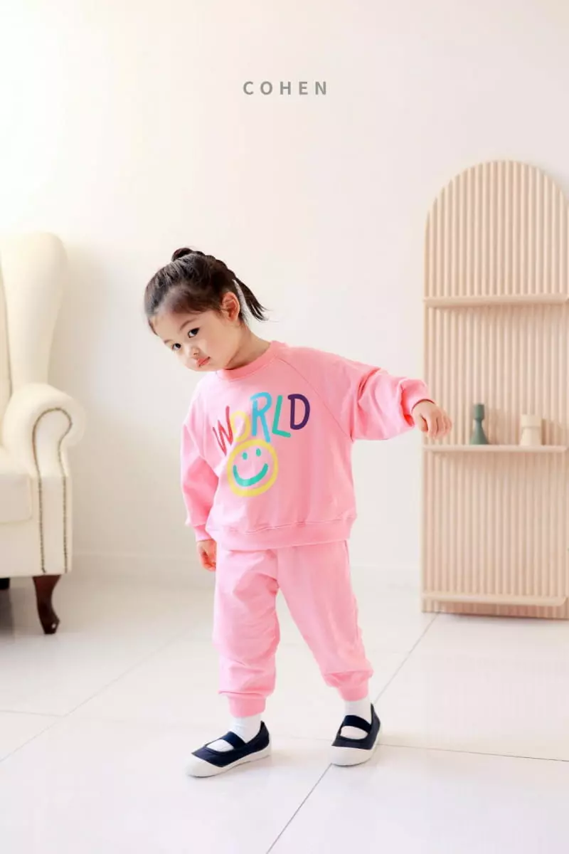 Cohen - Korean Children Fashion - #prettylittlegirls - Smile Top Bottom Set - 8