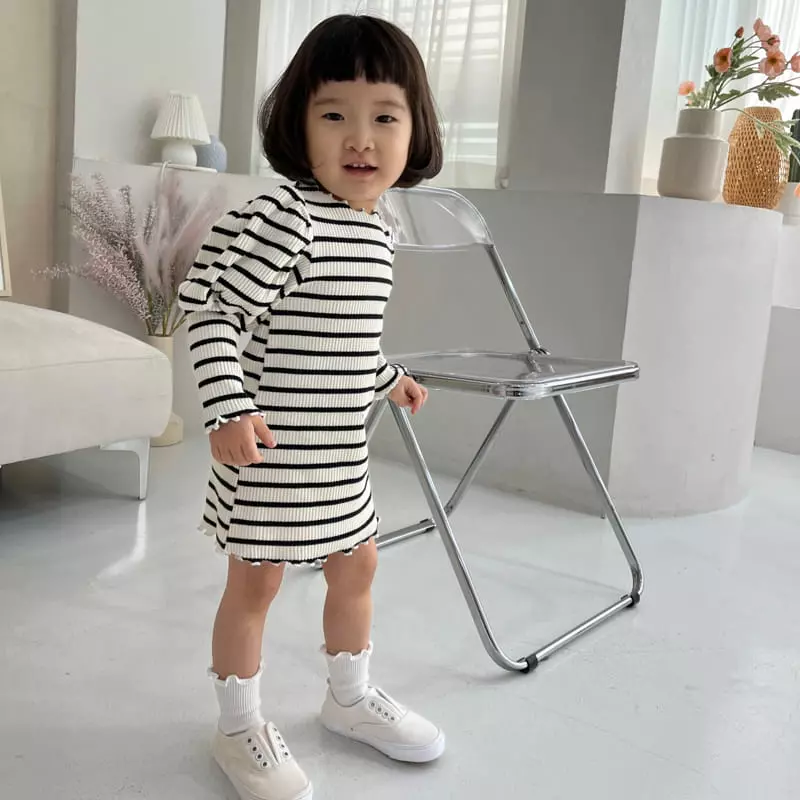 Color - Korean Children Fashion - #childofig - Rose One-piece - 7