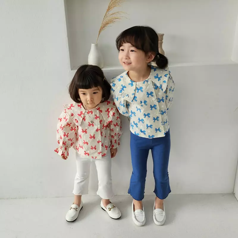 Color - Korean Children Fashion - #childofig - Ribbon Blouse - 7