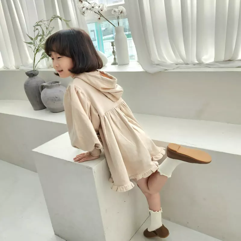 Color - Korean Children Fashion - #childrensboutique - Time Hoody One-piece - 3