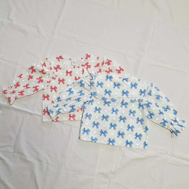 Color - Korean Children Fashion - #childrensboutique - Ribbon Blouse - 8