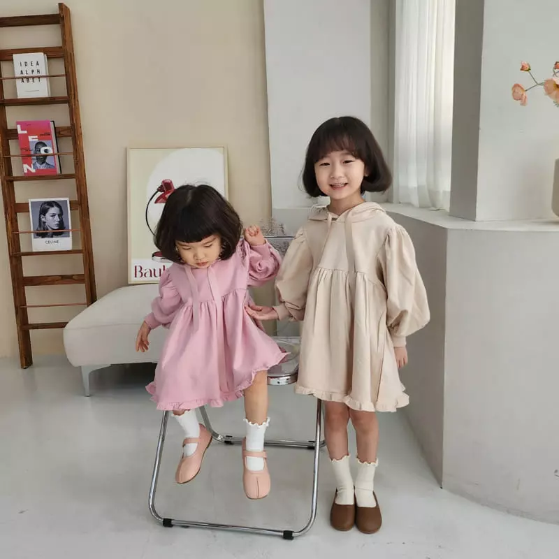 Color - Korean Children Fashion - #kidsshorts - Time Hoody One-piece - 7