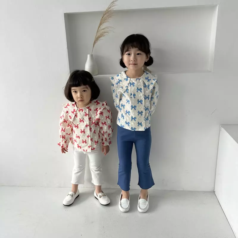 Color - Korean Children Fashion - #magicofchildhood - Ribbon Blouse - 4