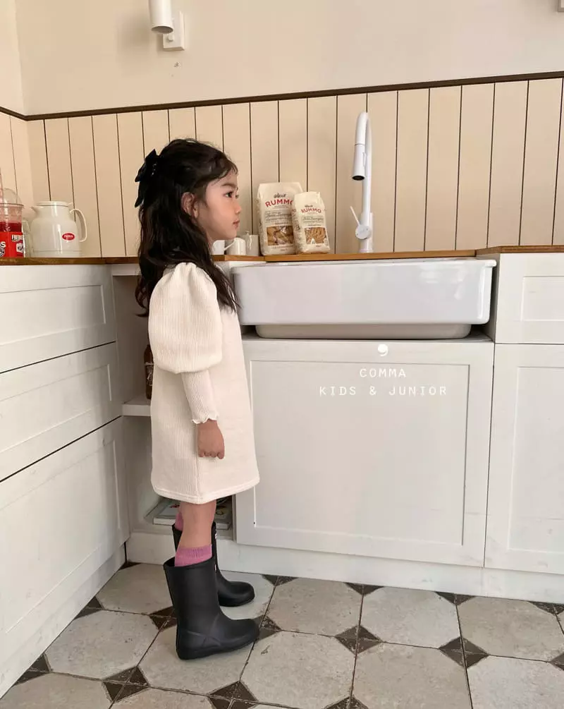 Comma - Korean Children Fashion - #childofig - Puff One-piece - 3