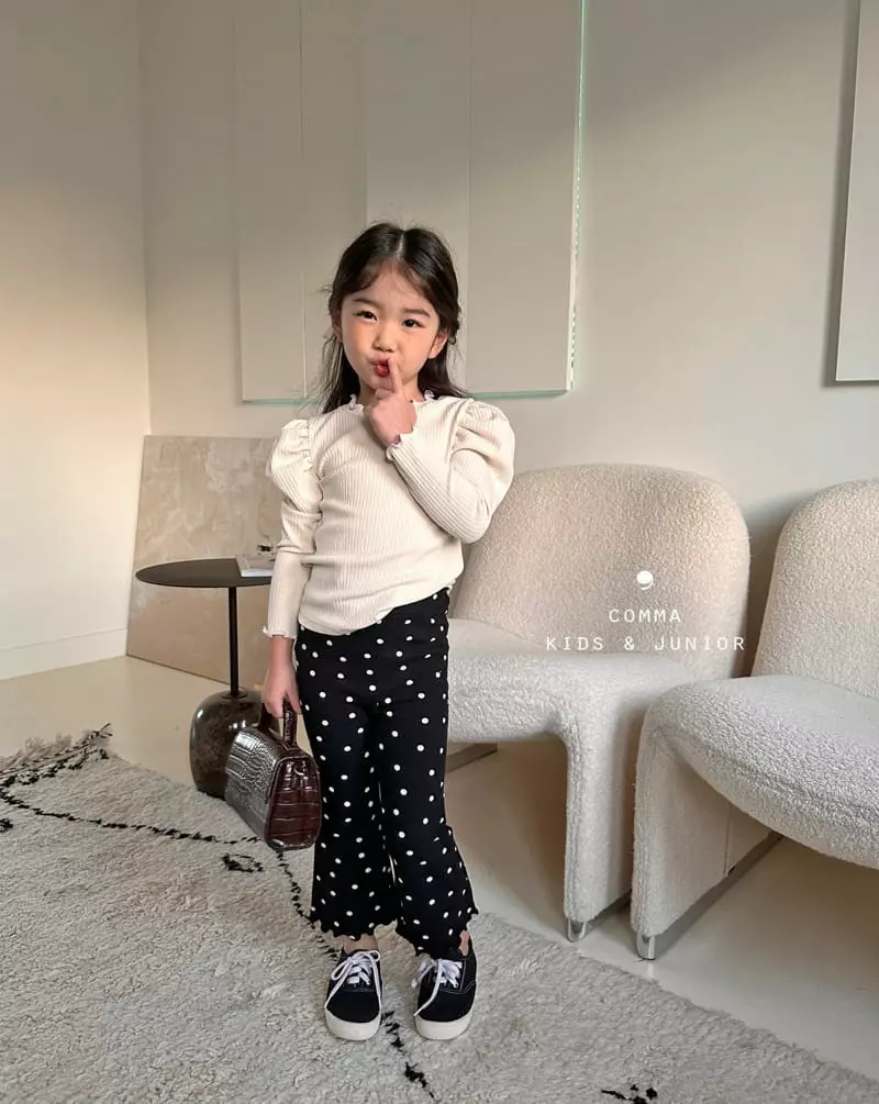 Comma - Korean Children Fashion - #designkidswear - Nalnal Puff Tee - 4