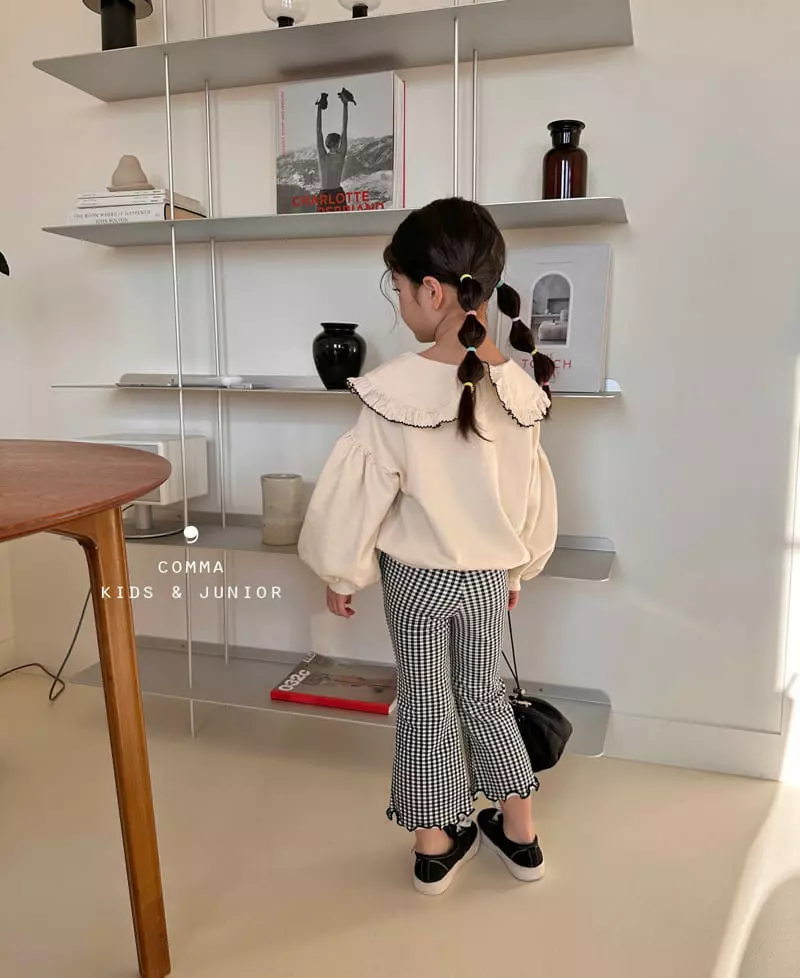 Comma - Korean Children Fashion - #discoveringself - Ribbon Sweatshirt - 3