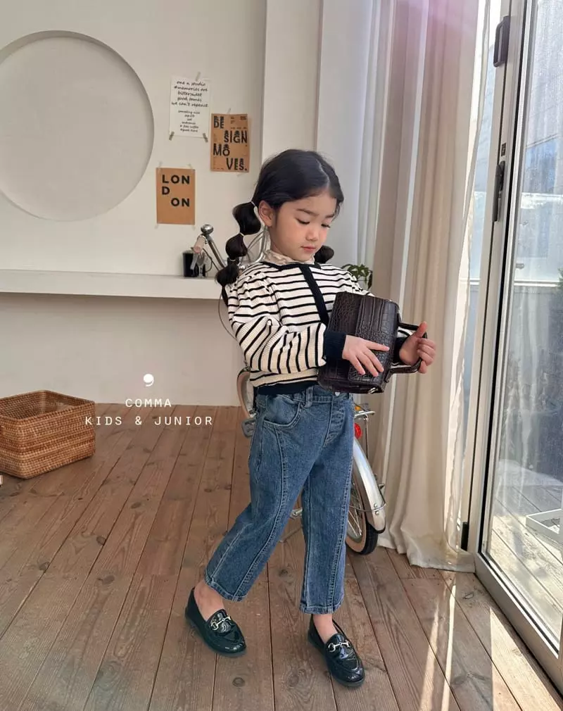 Comma - Korean Children Fashion - #discoveringself - Square Tee - 4