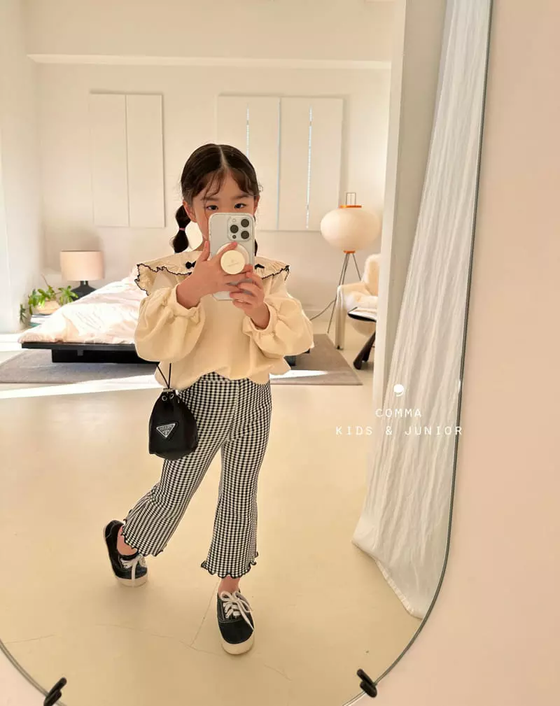 Comma - Korean Children Fashion - #kidsshorts - Ribbon Sweatshirt - 5