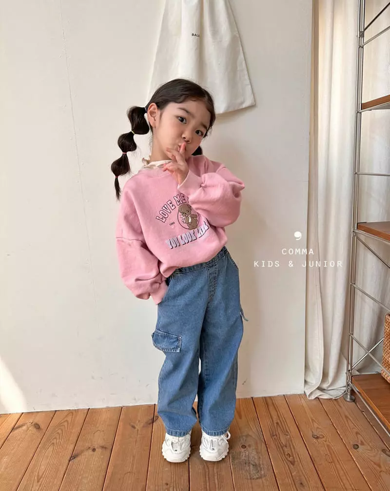 Comma - Korean Children Fashion - #littlefashionista - Love Me Sweatshirt - 5