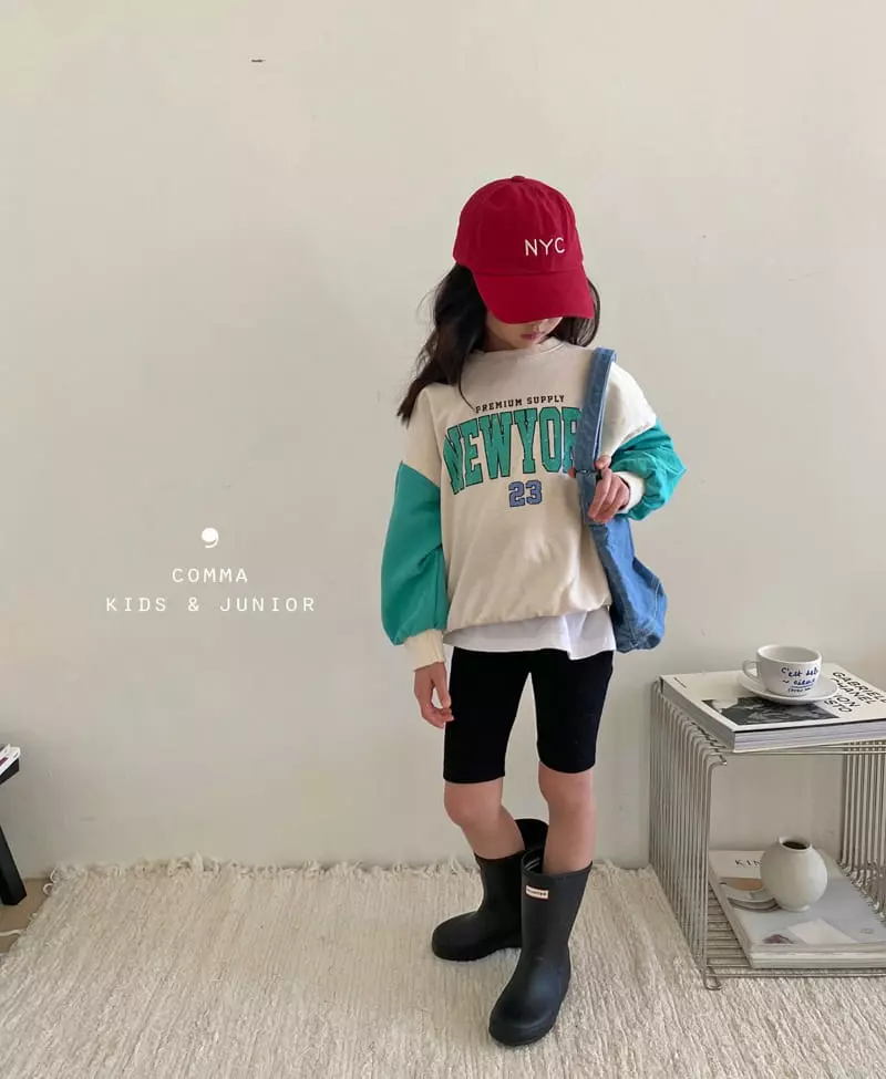 Comma - Korean Children Fashion - #littlefashionista - New York Sweatshirt - 8