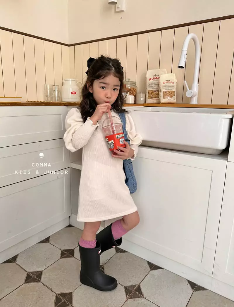 Comma - Korean Children Fashion - #minifashionista - Puff One-piece