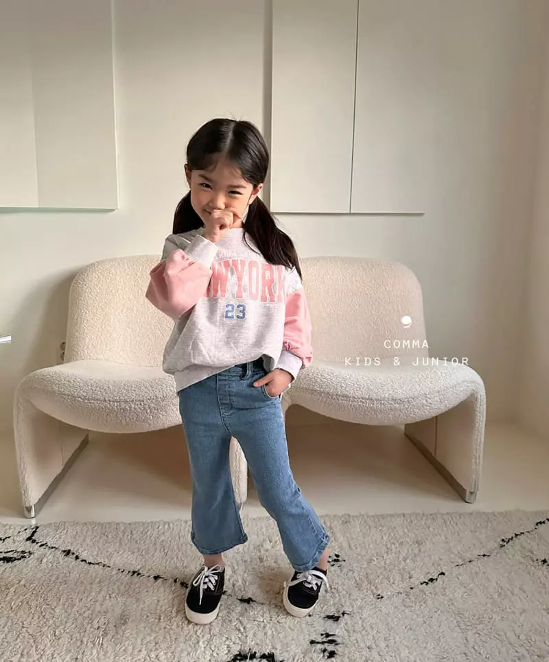 Comma - Korean Children Fashion - #minifashionista - New York Sweatshirt - 10