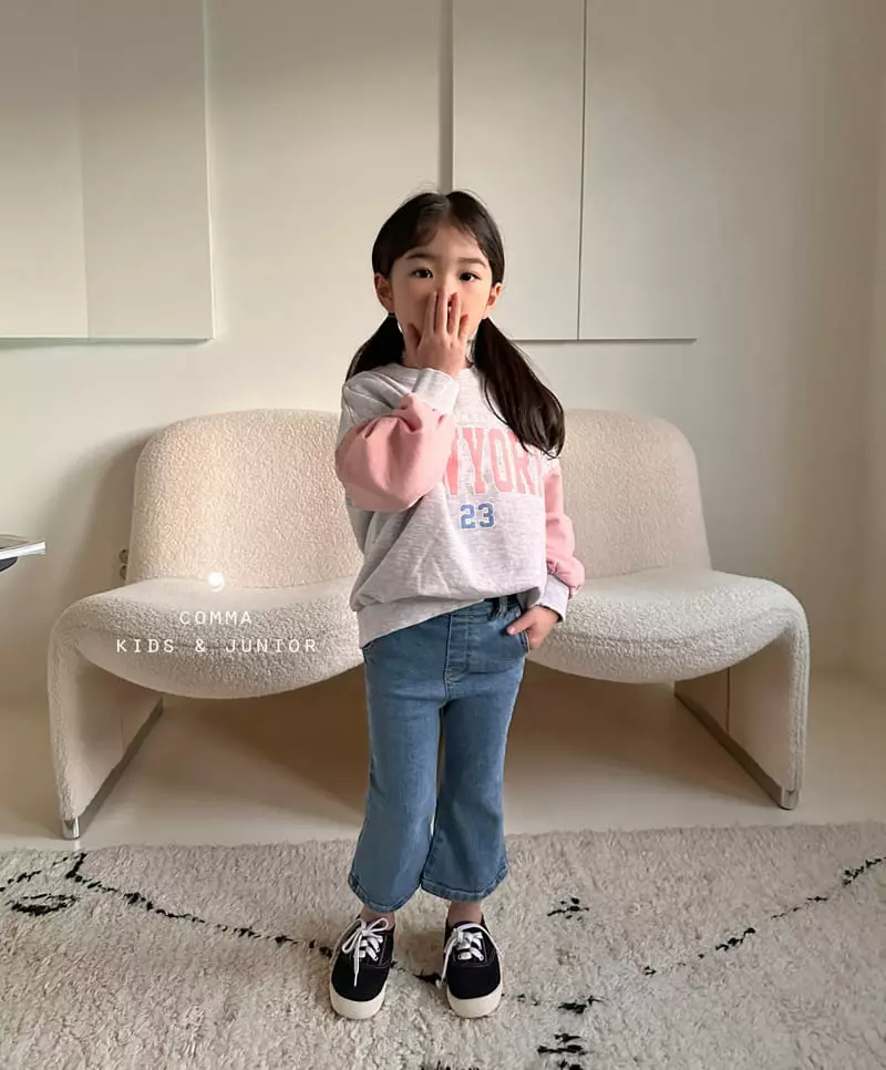 Comma - Korean Children Fashion - #prettylittlegirls - New York Sweatshirt - 11