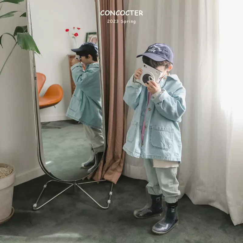 Concocter - Korean Children Fashion - #Kfashion4kids - Shabre Pocket Dneim Jacket - 2