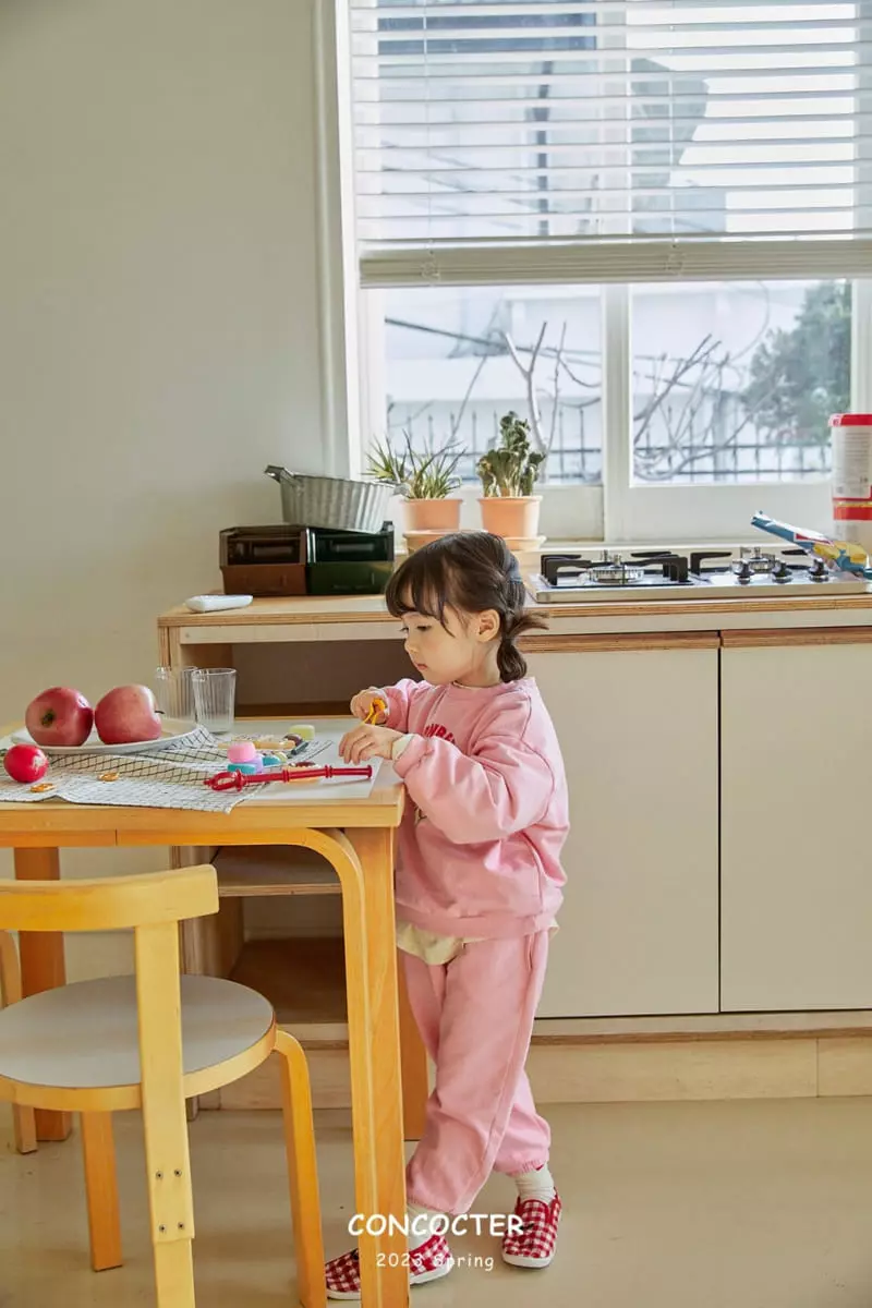 Concocter - Korean Children Fashion - #Kfashion4kids - Daldal Strawberry Top Bottom Set - 10
